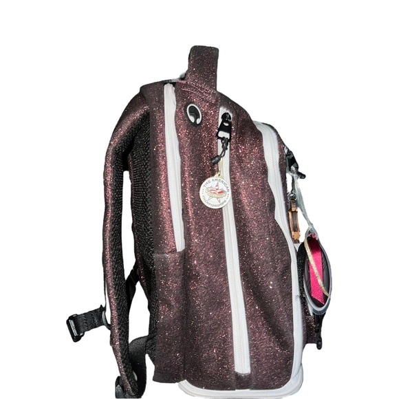 Rebel Athletic Backpack Rebel Dream Maroon With White Zipper Bag - Picture 13 of 16